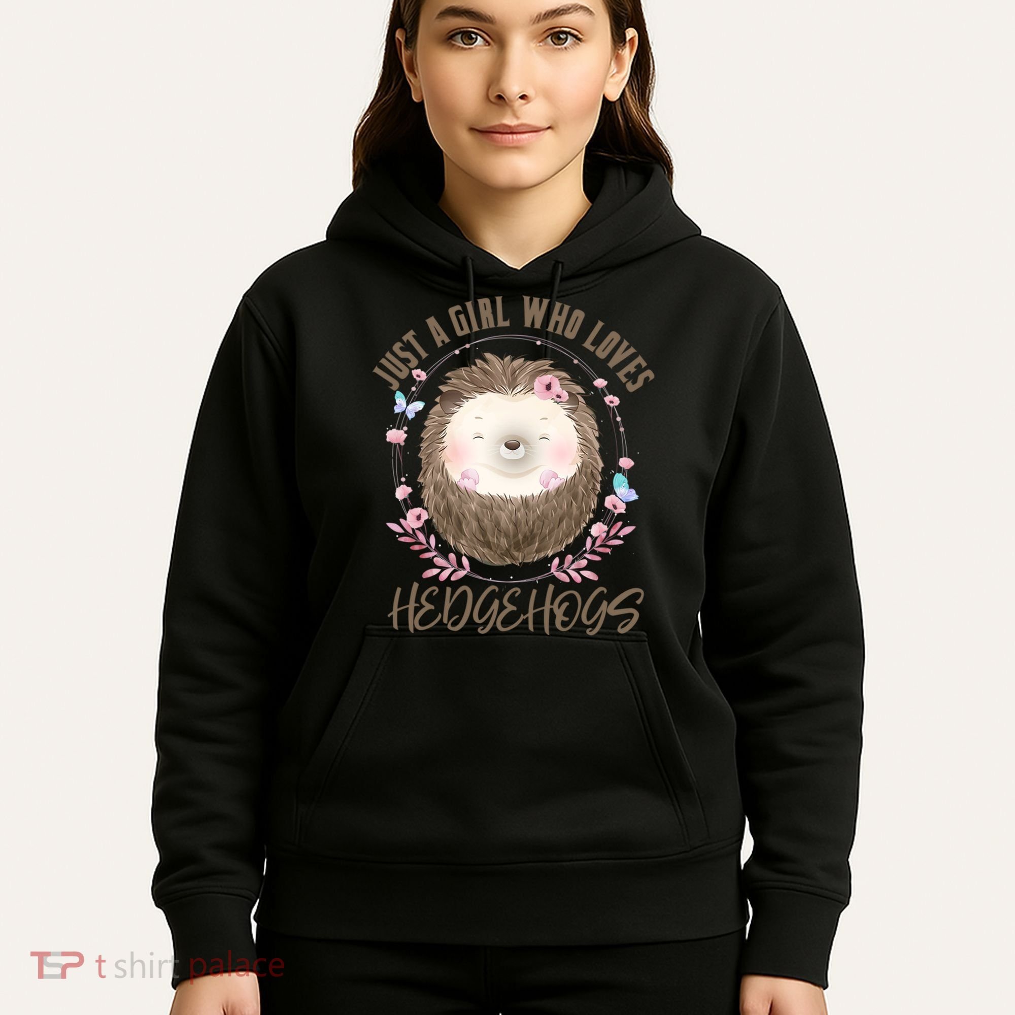 Loves Hedgehogs Forest Animal Cute Hedgehog  Hoodie