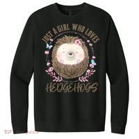 Loves Hedgehogs Forest Animal Cute Hedgehog  V.I.T. Fleece Crew Sweatshirt thumb 0