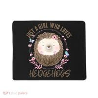 Loves Hedgehogs Forest Animal Cute Hedgehog  Mousepad thumb 0