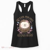 Loves Hedgehogs Forest Animal Cute Hedgehog  Women's Tank Top thumb 0