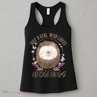 Loves Hedgehogs Forest Animal Cute Hedgehog  Women's Tank Top thumb 3