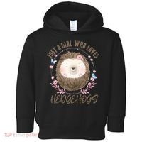 Loves Hedgehogs Forest Animal Cute Hedgehog  Toddler Hoodie thumb 0