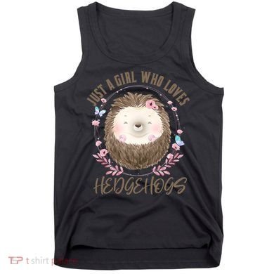 Loves Hedgehogs Forest Animal Cute Hedgehog  Tank Top