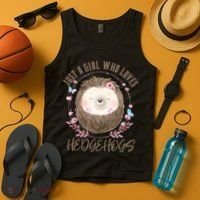 Loves Hedgehogs Forest Animal Cute Hedgehog  Tank Top thumb 4