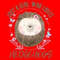 Loves Hedgehogs Forest Animal Cute Hedgehog  Santa Hat thumb 1