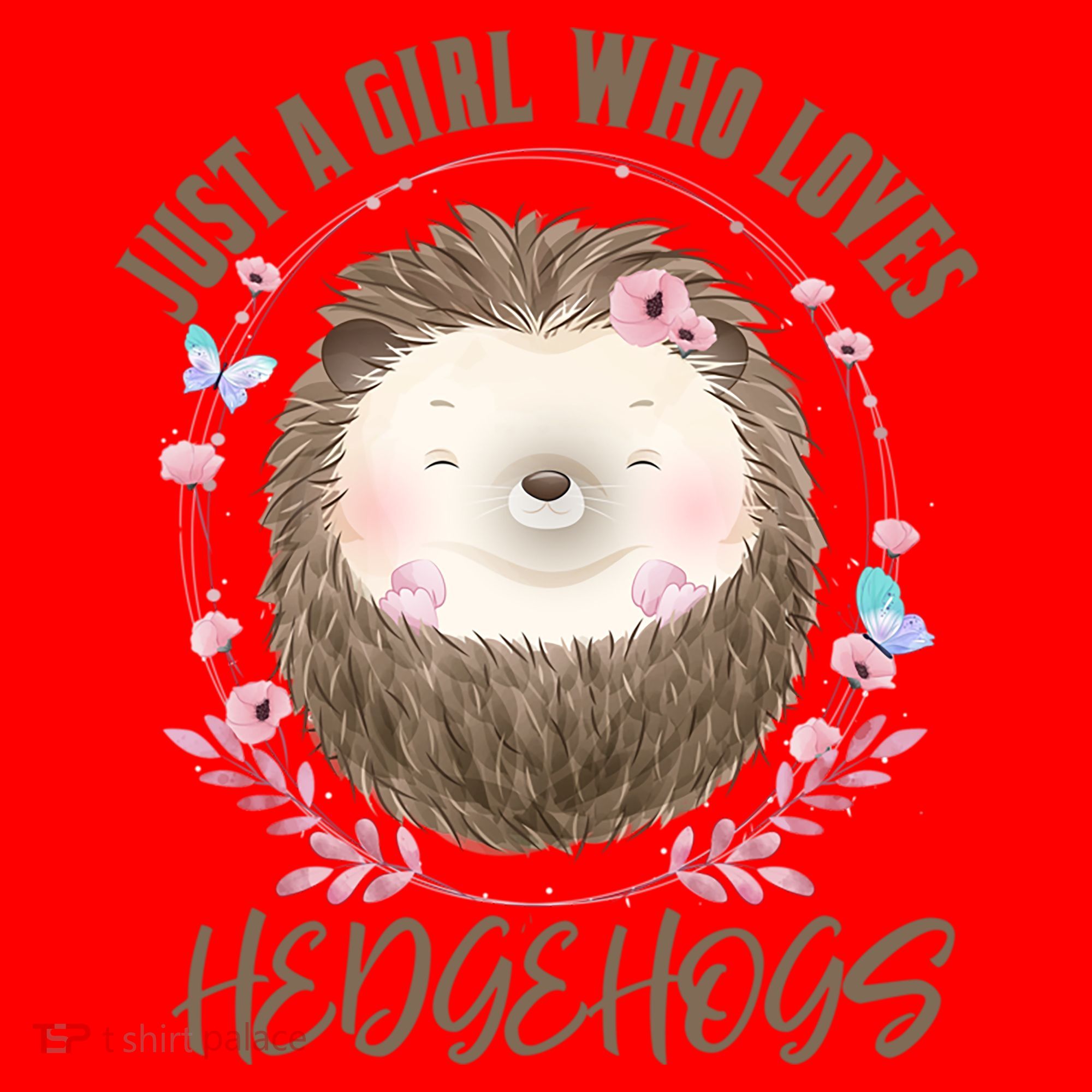 Loves Hedgehogs Forest Animal Cute Hedgehog  Santa Hat