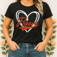 Love Heart Flyers Women's T-Shirt thumb 2