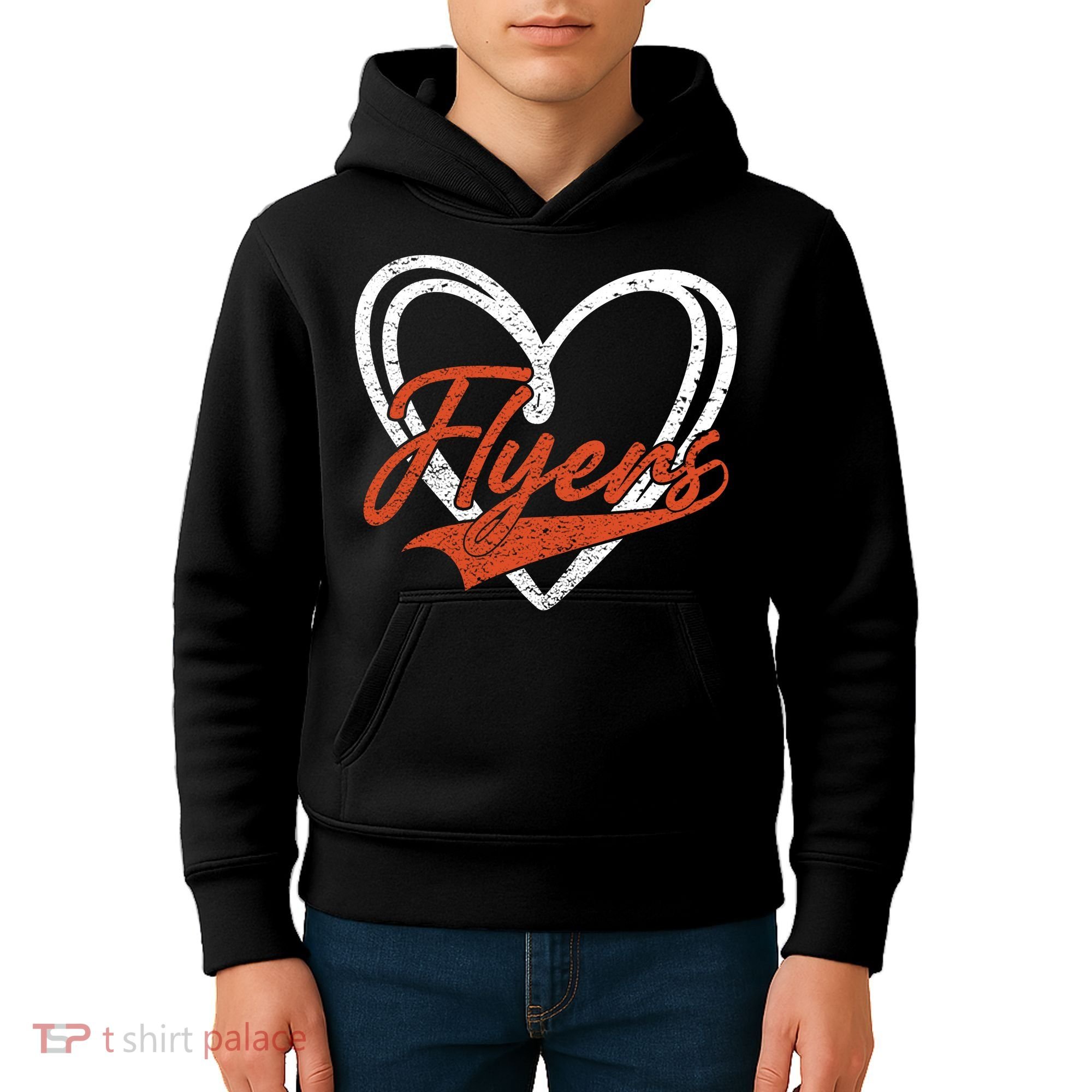 Love Heart Flyers Kids Hoodie