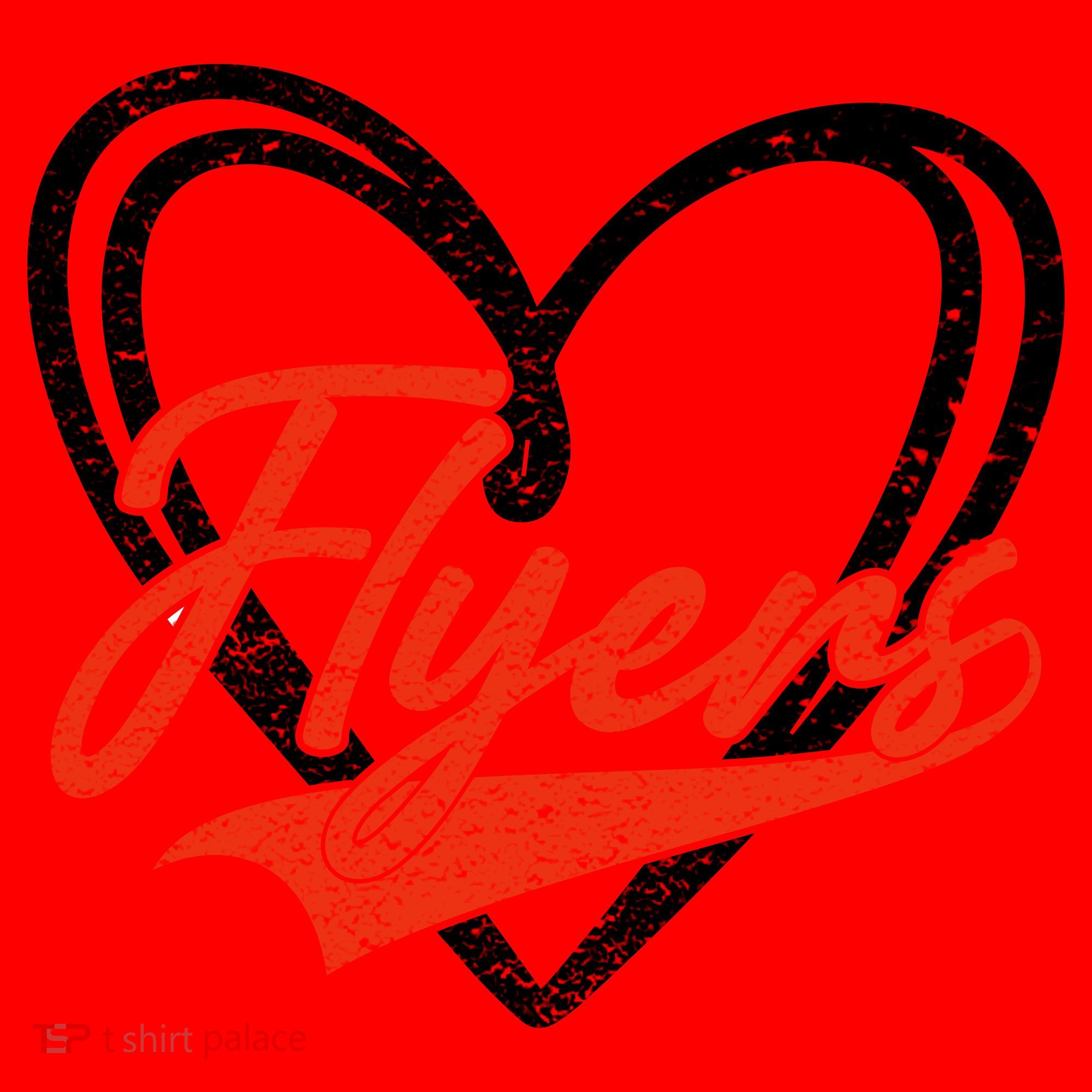 Love Heart Flyers Santa Hat