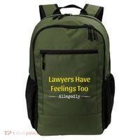 Lawyers Have Feelings Too Allegedly Backpack thumb 0