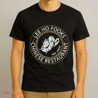 L.E.E H.O F.O.O.K.S Chinese Restaurant T-Shirt thumb 3