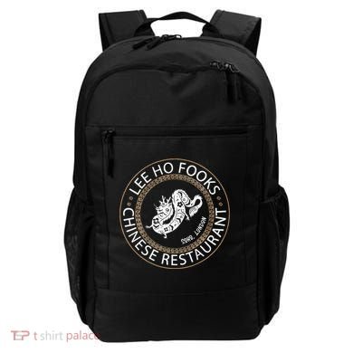 L.E.E H.O F.O.O.K.S Chinese Restaurant Backpack