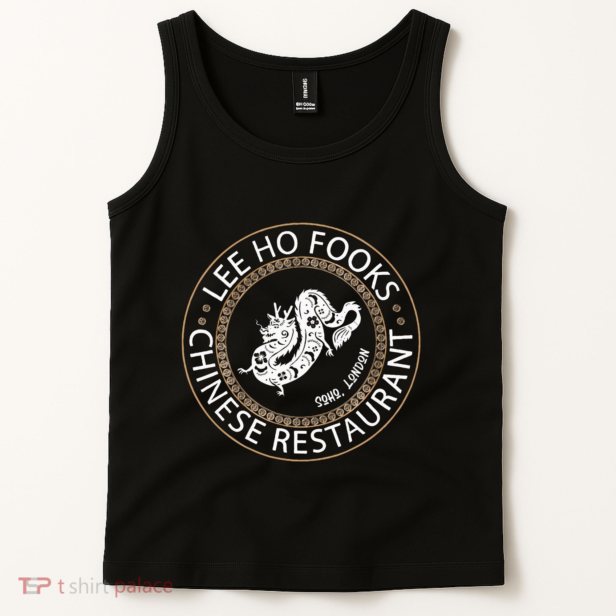 L.E.E H.O F.O.O.K.S Chinese Restaurant Tank Top