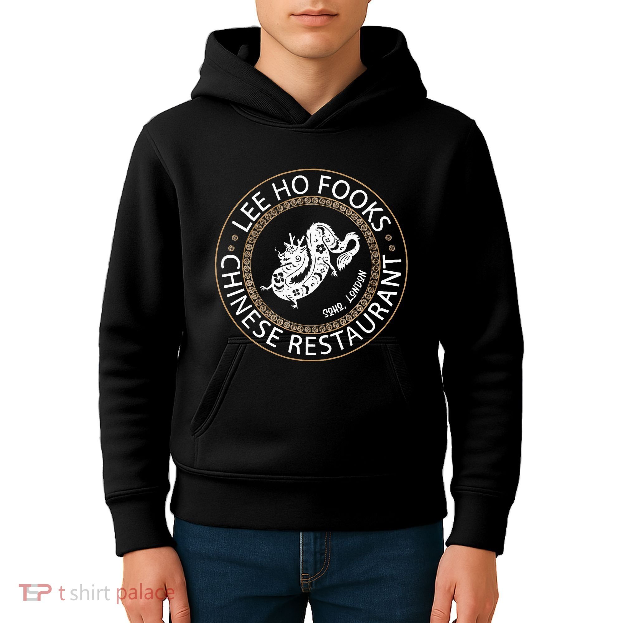L.E.E H.O F.O.O.K.S Chinese Restaurant Kids Hoodie
