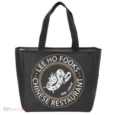 L.E.E H.O F.O.O.K.S Chinese Restaurant Tote Bag