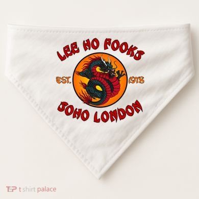Lee Ho Fooks Soho London Est 1978 USA-Made Doggie Bandana