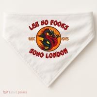 Lee Ho Fooks Soho London Est 1978 USA-Made Doggie Bandana thumb 0