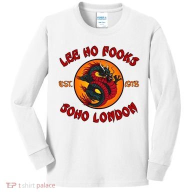 Lee Ho Fooks Soho London Est 1978 Kids Long Sleeve Shirt
