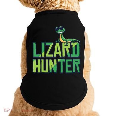 Lizard Hunter Funny Gecko Reptile Owner Gift Doggie Tank