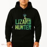 Lizard Hunter Funny Gecko Reptile Owner Gift Hoodie thumb 2