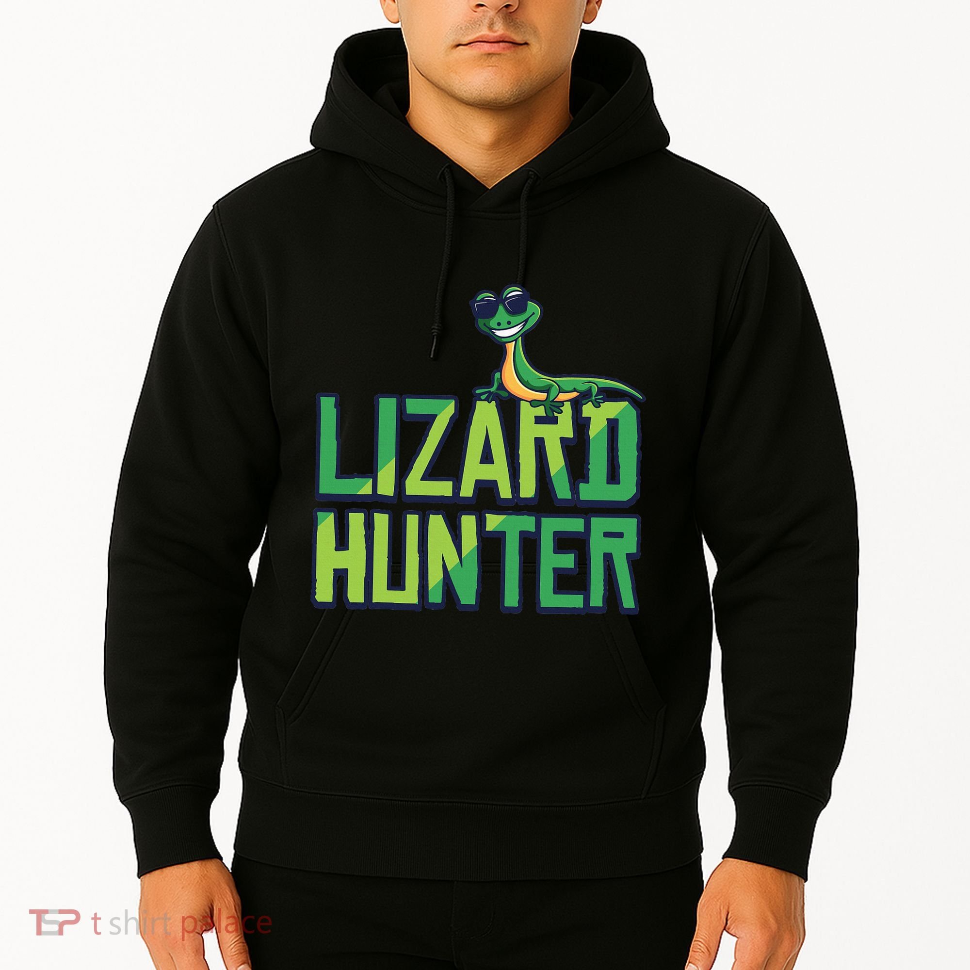 Lizard Hunter Funny Gecko Reptile Owner Gift Hoodie