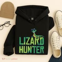 Lizard Hunter Funny Gecko Reptile Owner Gift Hoodie thumb 4