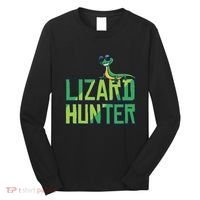 Lizard Hunter Funny Gecko Reptile Owner Gift Long Sleeve Shirt thumb 0