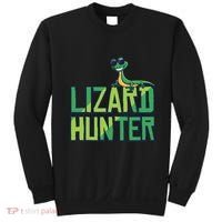 Lizard Hunter Funny Gecko Reptile Owner Gift Sweatshirt thumb 0
