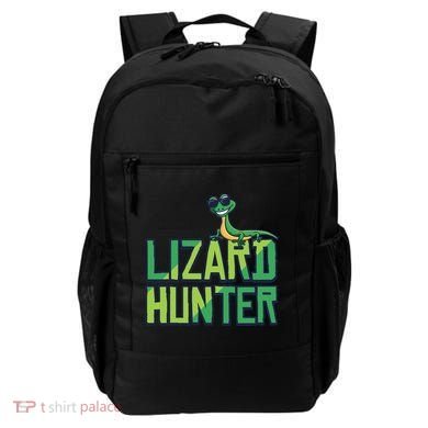 Lizard Hunter Funny Gecko Reptile Owner Gift Backpack