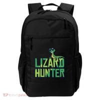 Lizard Hunter Funny Gecko Reptile Owner Gift Backpack thumb 0