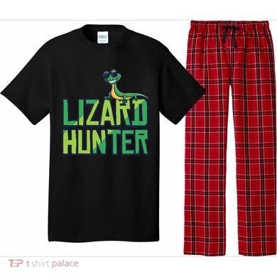 Lizard Hunter Funny Gecko Reptile Owner Gift Pajama Set