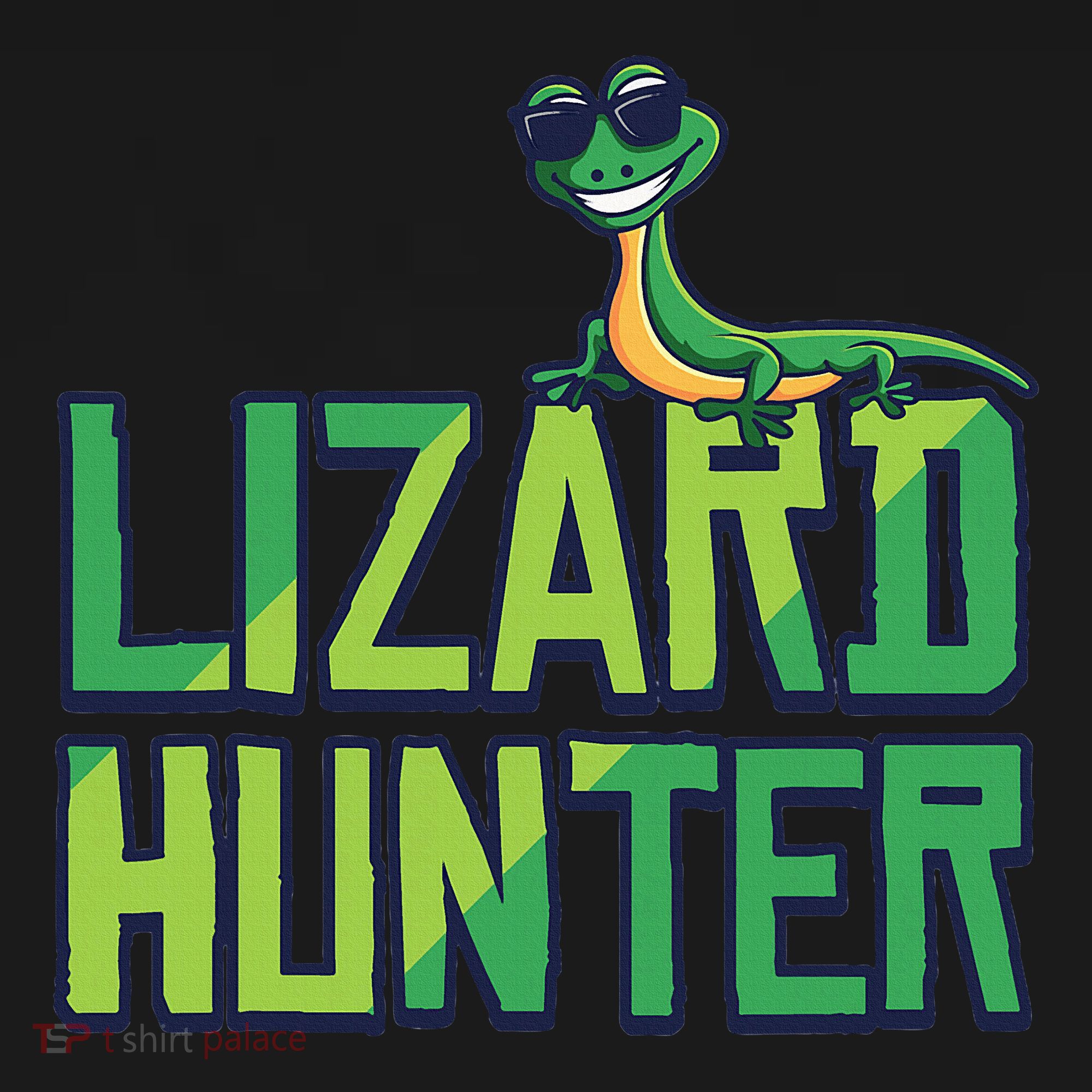 Lizard Hunter Funny Gecko Reptile Owner Gift Polo