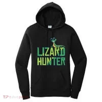 Lizard Hunter Funny Gecko Reptile Owner Gift Women's Hoodie thumb 0