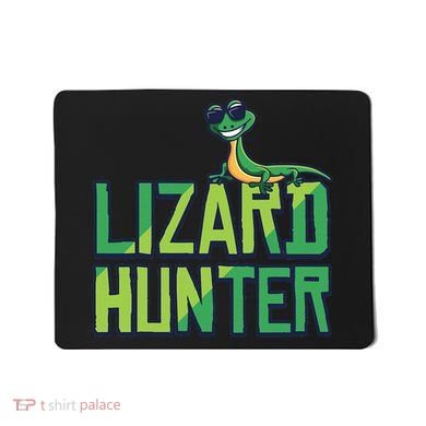 Lizard Hunter Funny Gecko Reptile Owner Gift Mousepad