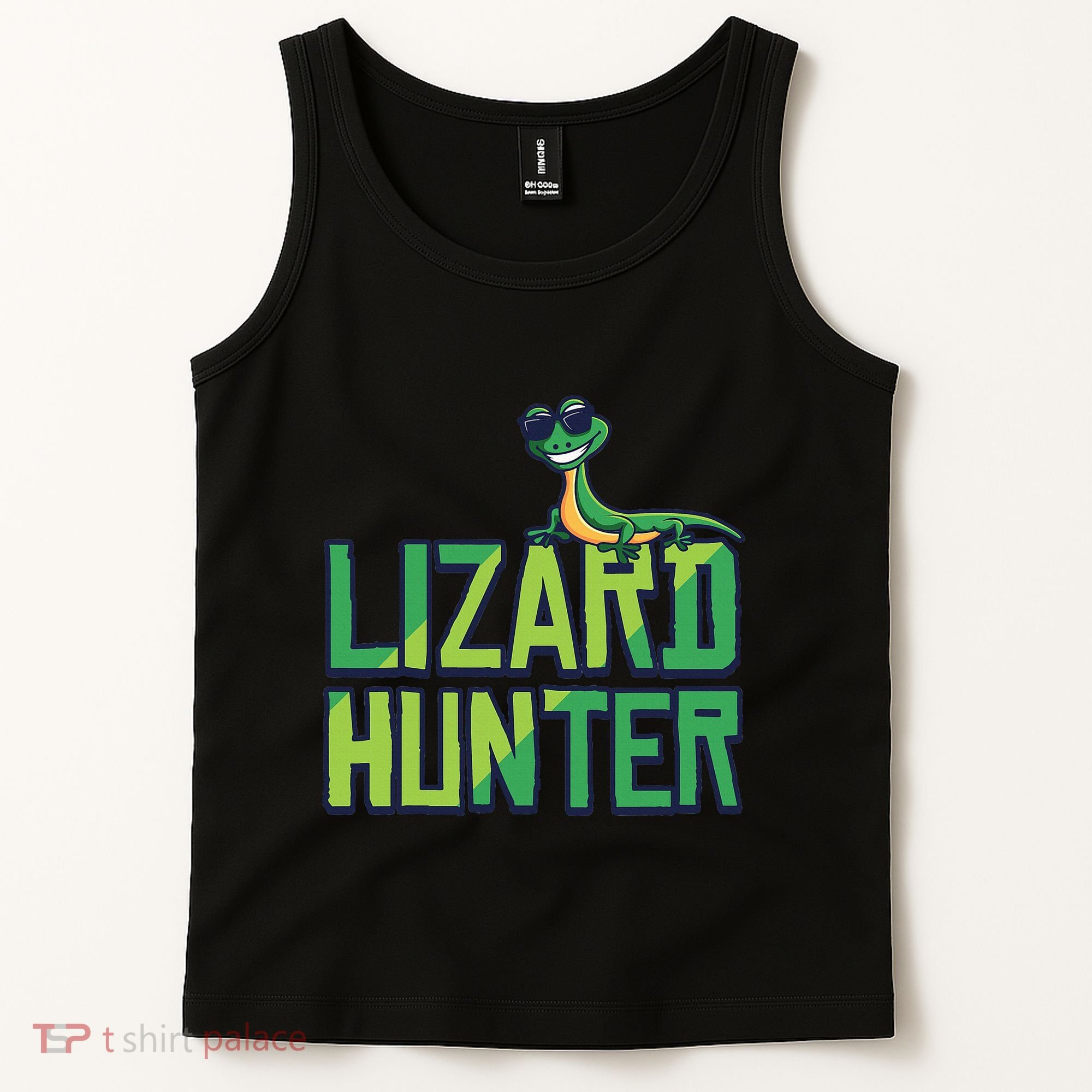 Lizard Hunter Funny Gecko Reptile Owner Gift Tank Top