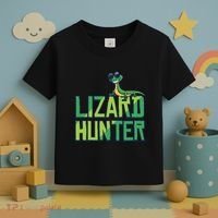 Lizard Hunter Funny Gecko Reptile Owner Gift Toddler T-Shirt thumb 3