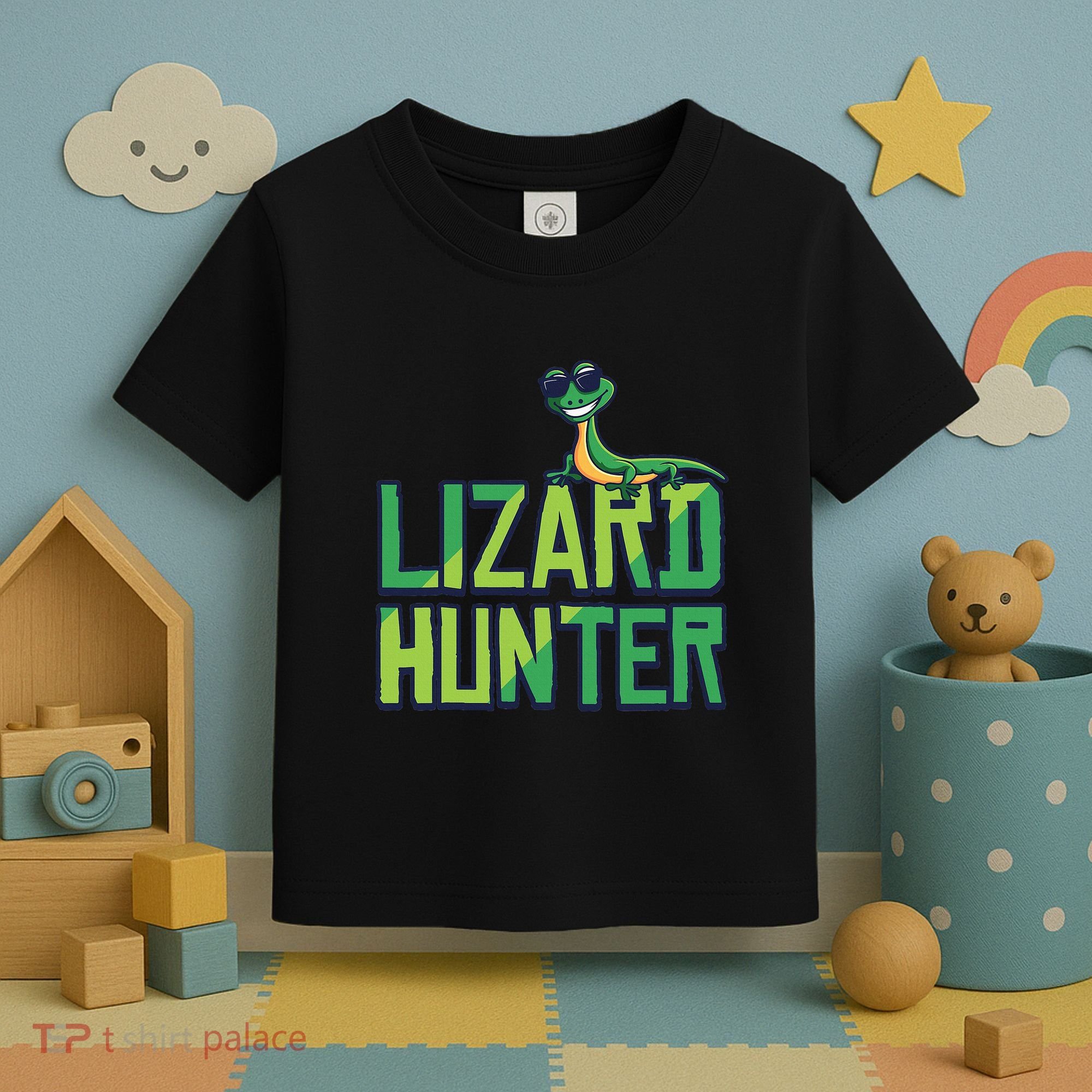 Lizard Hunter Funny Gecko Reptile Owner Gift Toddler T-Shirt