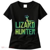 Lizard Hunter Funny Gecko Reptile Owner Gift Women's T-Shirt thumb 0