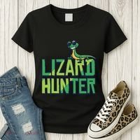 Lizard Hunter Funny Gecko Reptile Owner Gift Women's T-Shirt thumb 3