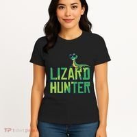 Lizard Hunter Funny Gecko Reptile Owner Gift Women's T-Shirt thumb 4