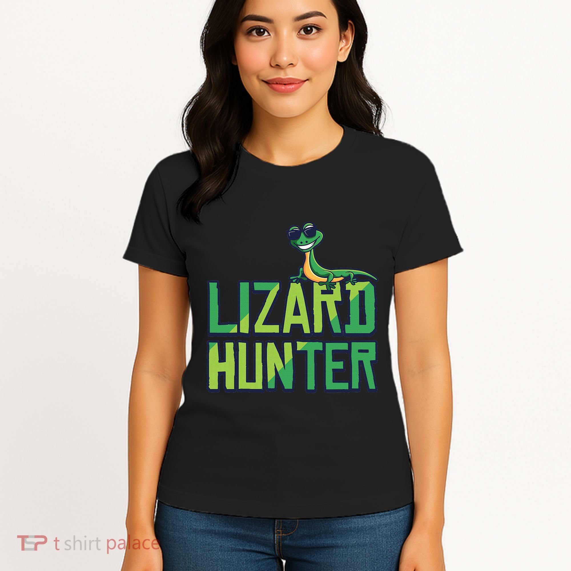 Lizard Hunter Funny Gecko Reptile Owner Gift Women's T-Shirt