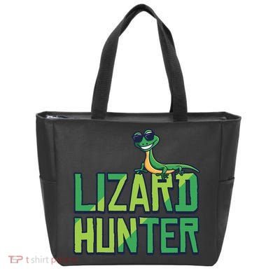 Lizard Hunter Funny Gecko Reptile Owner Gift Tote Bag