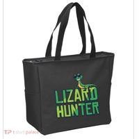 Lizard Hunter Funny Gecko Reptile Owner Gift Tote Bag thumb 2