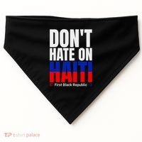 Love Haiti First Black Republic History Revolution 1804 USA-Made Doggie Bandana thumb 0