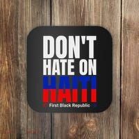 Love Haiti First Black Republic History Revolution 1804 Coaster thumb 0