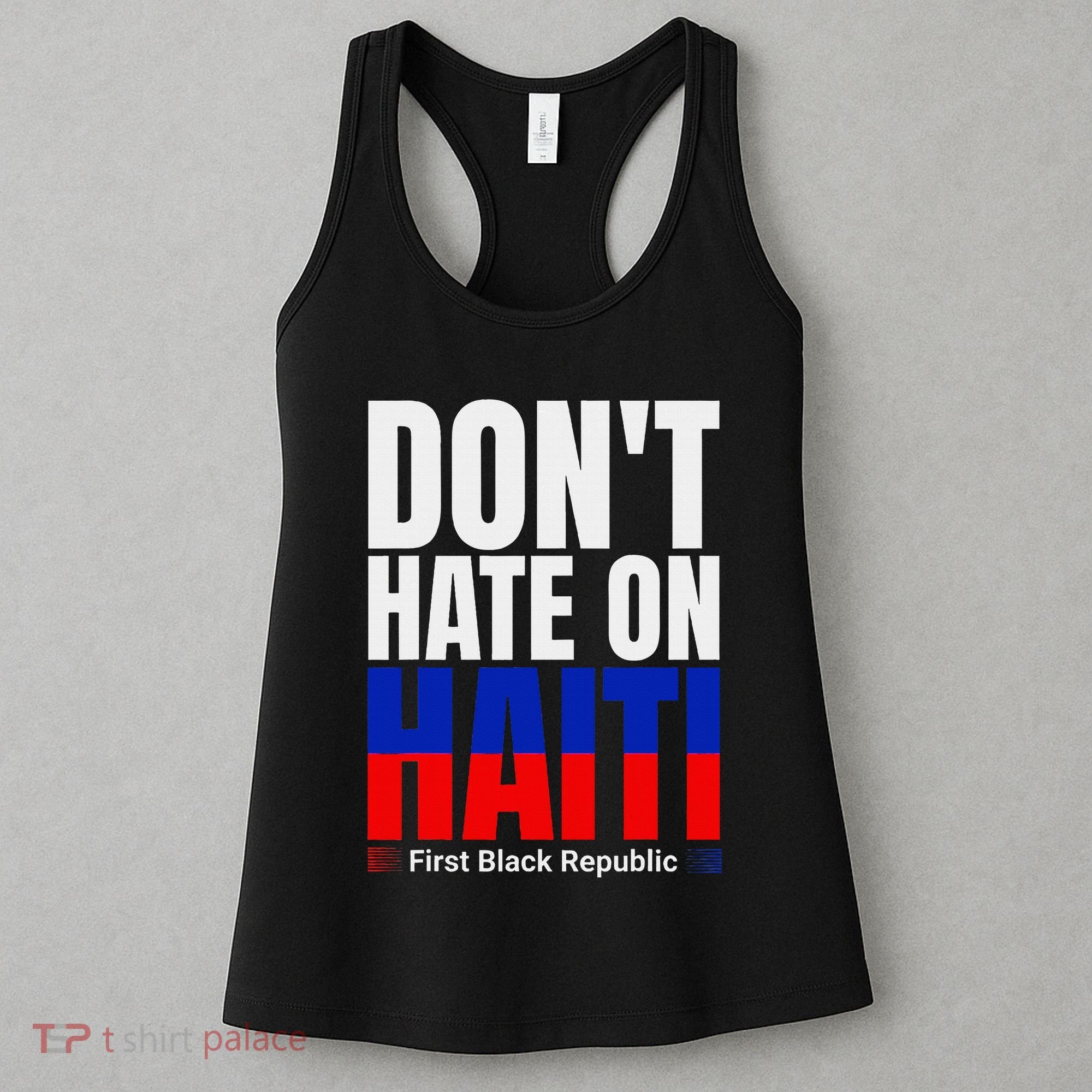 Love Haiti First Black Republic History Revolution 1804 Women's Tank Top