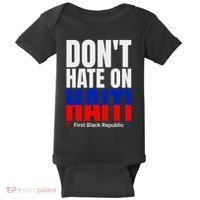 Love Haiti First Black Republic History Revolution 1804 Baby Bodysuit thumb 0