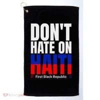 Love Haiti First Black Republic History Revolution 1804 Golf Towel thumb 0