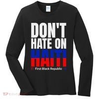 Love Haiti First Black Republic History Revolution 1804 Women's Long Sleeve Shirt thumb 0