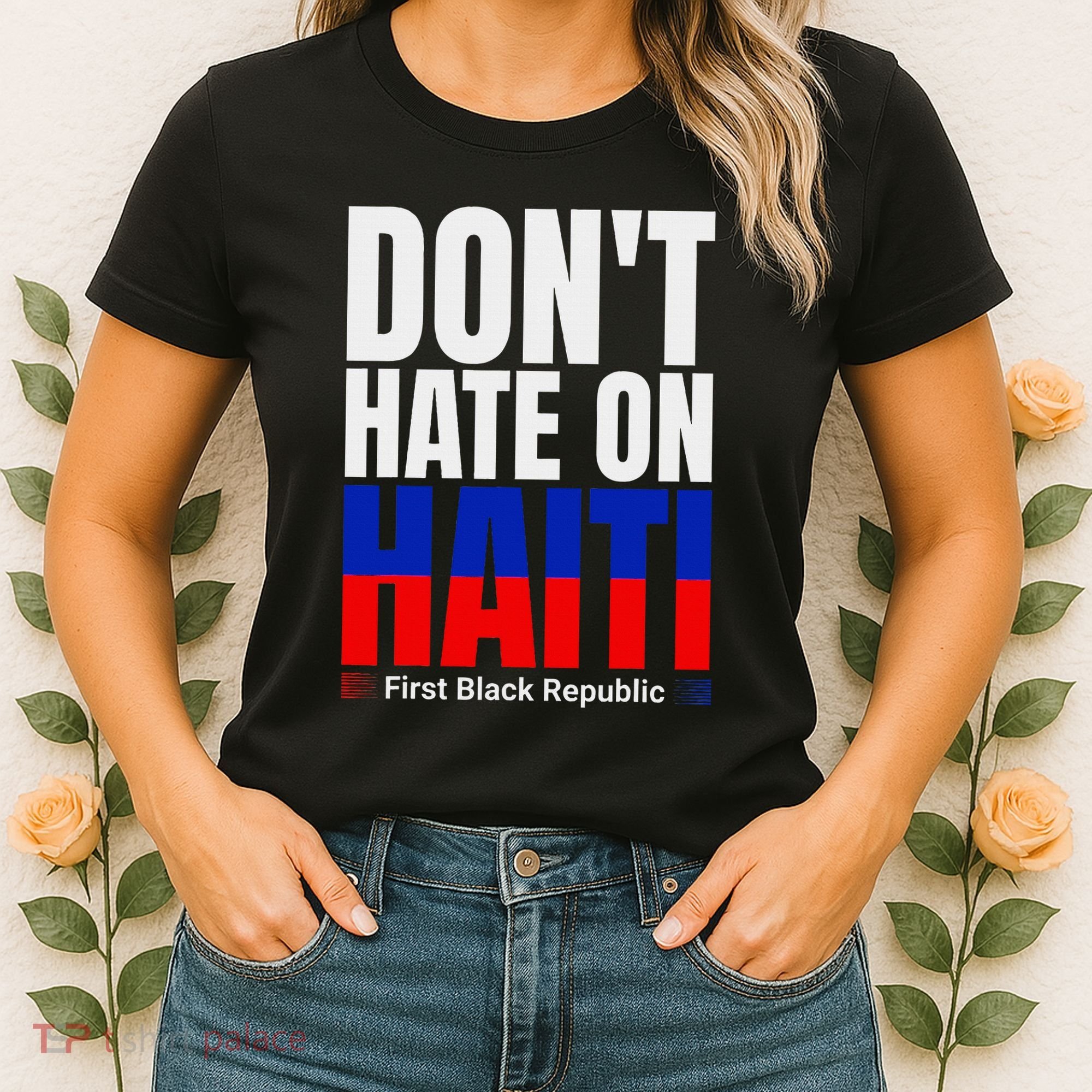 Love Haiti First Black Republic History Revolution 1804 Women's T-Shirt